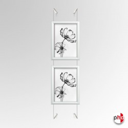 A4 White Frame & Wall Cables Kit