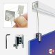 Panel Hanging Kits for Ceiling Picture Rails (P Rail Gallery System)