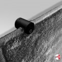 Black Rug Hanging Support, Wall-Mounted Carpet Hanger (Fixed)