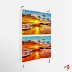 Wall-to-Floor Metal Poster Art Hanging, Cable Display Kit