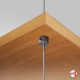 Hanging Shelves On Cables Kit, Ceiling-to-Floor & Under-Shelf Supports Set (For Shelving with Holes)