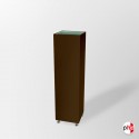 Brown Plinth With Castors