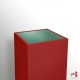 Red Plinth With Castors