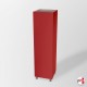 Red Plinth With Castors