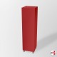 Red Plinth With Castors