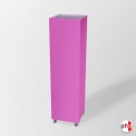 Pink Plinth With Castors