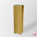 Gold Plinth With Castors