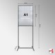 Multi A1 Freestanding Advertising Stand (Double-sided, 180cm)