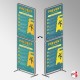 Multi A1 Freestanding Advertising Stand (Double-sided, 180cm)