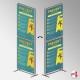 Multi A2 Freestanding Advertising Stand (Double-sided, 180cm)