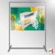 A0 Poster Display Stand 180cm (Portrait & Landscape Pockets)