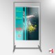 A0 Poster Display Stand 180cm (Portrait & Landscape Pockets)