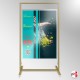 A0 Poster Display Stand 180cm (Portrait & Landscape Pockets)