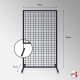 Mobile Gridwall Art Screen (On Wheels/Castors)