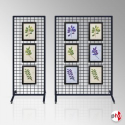 Mobile Gridwall Art Screen (On Wheels/Castors)