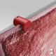 Red Rug Hanging Support, Wall-Mounted Carpet Hanger (Fixed)