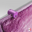 Pink Rug Hanging Support, Wall-Mounted Carpet Hanger (Fixed)