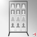 Headshot Stand Freestanding - Display 32 Photos, Back-to-Back!