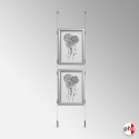 Double-Sided Click Frame & Cables Kit - Ceiling to Floor Set