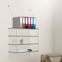 Glass Shelf Cable Systems, Suspended Shelving Units