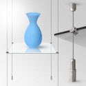 Cable Display Shelves - Suspended Glass Shelf Boards & Wood Shelving On Steel Wires!