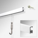 Mini-rail System, Extra-strong & Extra Discreet Picture Hanging