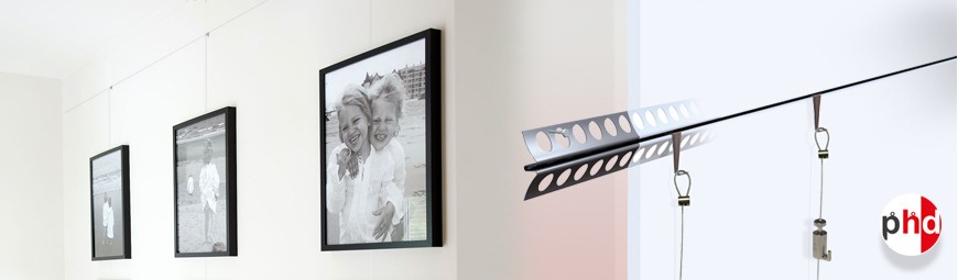 Plaster Rail Gallery System Invisible Picture Hanging Rail