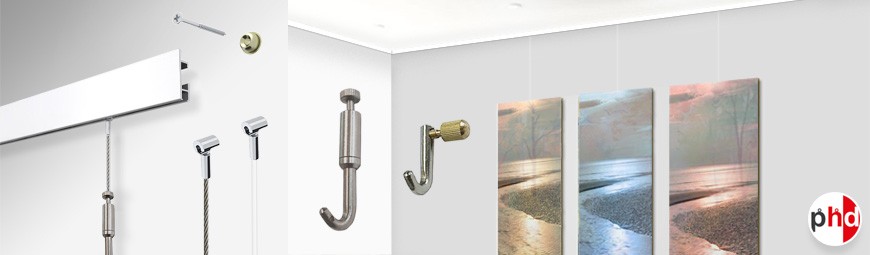 Clip Rail MAX Gallery System - Maximise Picture Hanging Space
