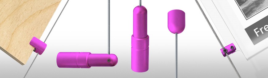 Pink Cable Fittings