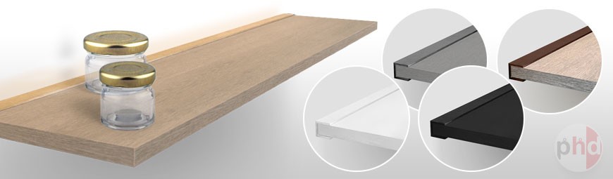 Floating Wooden Shelves, Float-effect Shelf Boards & Wood Shelf Brackets