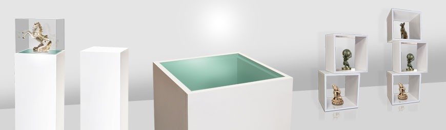 Exhibition Plinth Displays (Hire or Buy Plinths & Pedestools for Events in Greater London, UK)